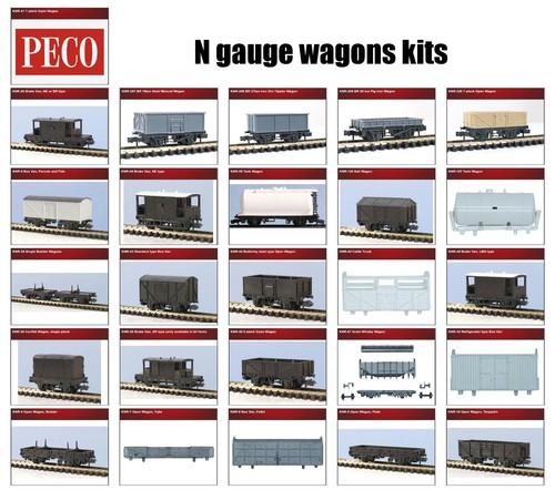 Gauge wagons plastic model - n,