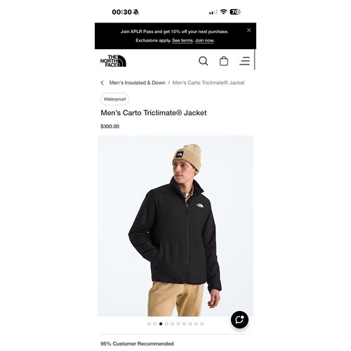 The north face - north, uomo