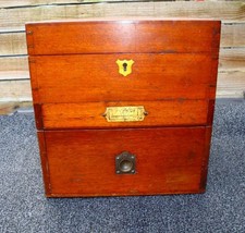 RARE ANTIQUE APOTHECARY BOX