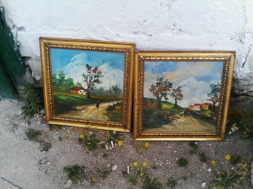 Due quadri dipinti - quadri,
