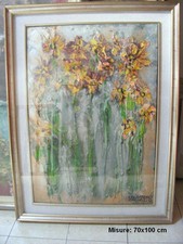 Quadro Girasoli Firma Maurilio Colombini Arte Pittura Livorno