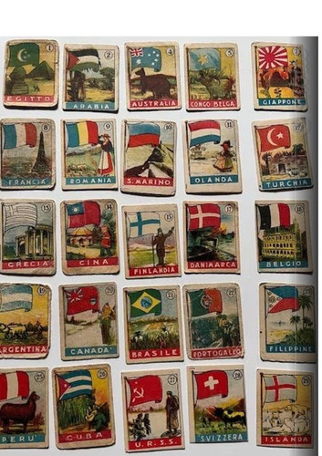 Lotto figurine anni stati - anni, 40