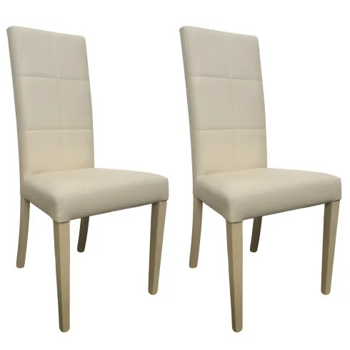 Sedie ecopelle beige - in,