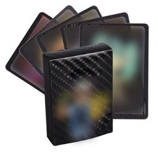 55 biglietti d oro per Pokemon carta placcata in oro nero Vstar Vmax in lamina d