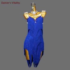 Abito Donna Danza Latina Professionale Bambino Gonna Latina Danza Competizione Abiti