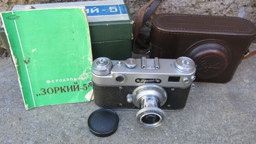 Fotocamera sovietica zorki - fotocamera, zorki-5