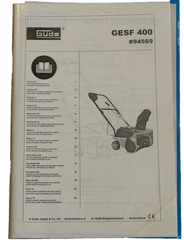 Spazzaneve elettrico güde - elettrico,