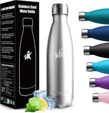 Borraccia Termica, 18/8 Acciaio Inox Bottiglia Termica - 750ML - Senza BPA Borra