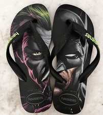 Havaianas Batman Black  37/38 SIZE US 6/7 EUR 39/40 