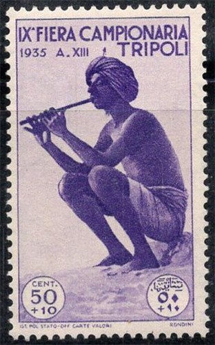 Libia italiana 1935 sass 134 - libia,