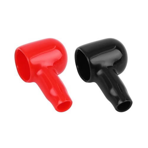 2pcs 33mm long noir - noir, rouge
