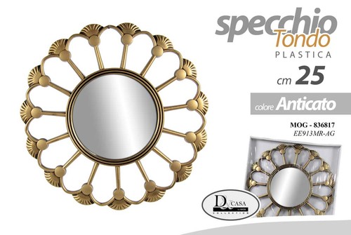 Specchio parete tondo - da, bagno