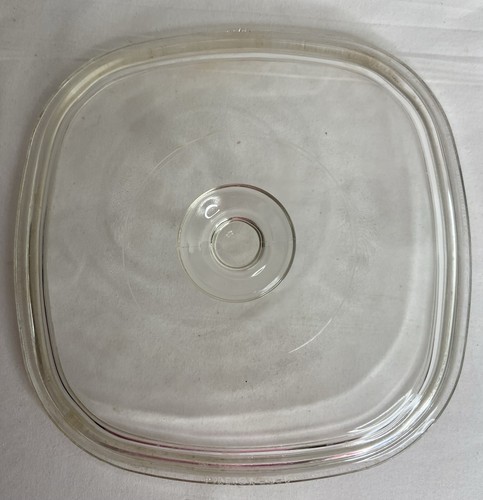 Pyrex clear glass - lid, square