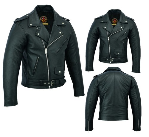 Giacca moto pelle uomo - giacca,