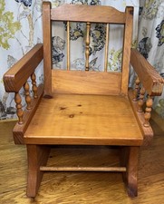 Sedia a dondolo vintage 14