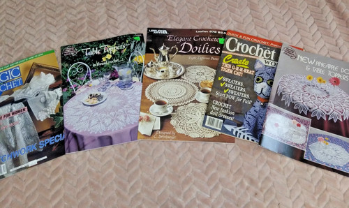 Crochet magazines lot 6 - crochet,