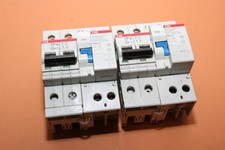 LOTTO INTERRUTTORI MAGNETOTERMICI DIFFERENZIALI ABB 2X16A C16 0,3A    P598-2