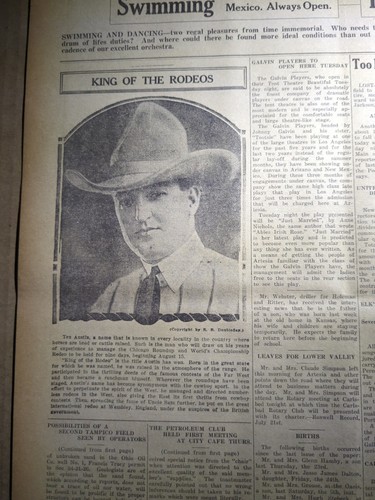 Pagina giornale luglio 1925 - pagina,