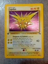 Pokemon Card Zapdos Prima Versione Near Mint 