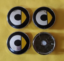 TAPPI COPRIMOZZO SMART DIAMETRO 60 mm BORCHIE PER CERCHI IN LEGA 4 pezzi GIALLO