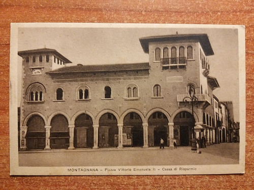Montagnana piazza - (padova).,