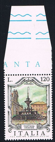 Italia francobollo fontana - 1,