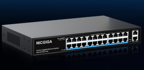 Nicgiga switch poe gigabit - switch,