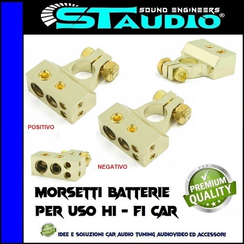 Coppia morsetti per batteria - morsetti,