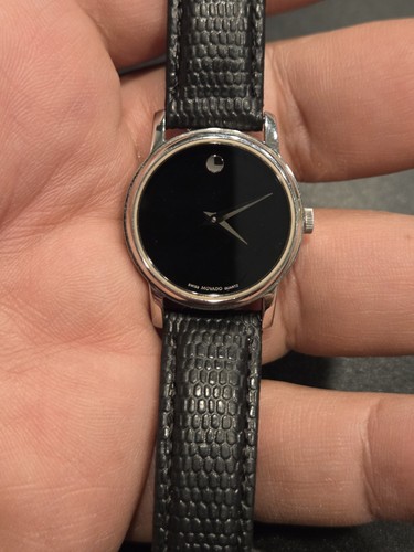 Movado men museum black dial - black,