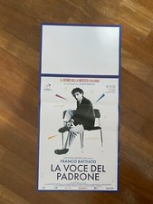 75S, LOCANDINA Poster,LA VOCE DEL PADRONE FRANCO BATTIATO 2022 SPAGNOLI