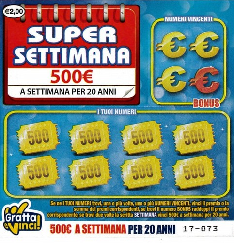 Gratta vinci super settimana - e,