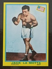 BOXING CARD - MIRA - CAMPIONISSIMI 1968 - JACK LA MOTTA - 537 MINT