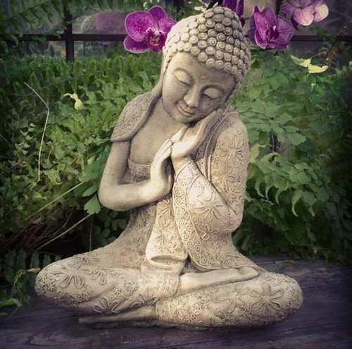 Statua buddha riposante - statua, |