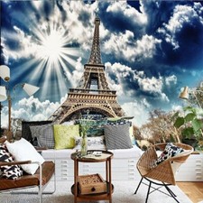 PAPIER PEINT VILLE VUE PARIS REVETEMENT MURAL HAUTE QUALITE 4 FINITIONS