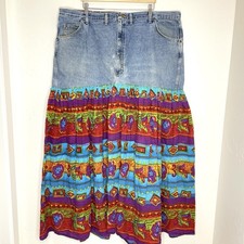 Western cowgirl denim top boho