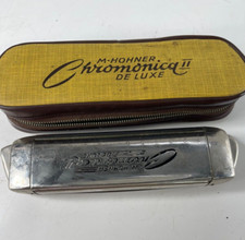 M.Hohner Chromonica II De Luxe tono C in custodia originale
