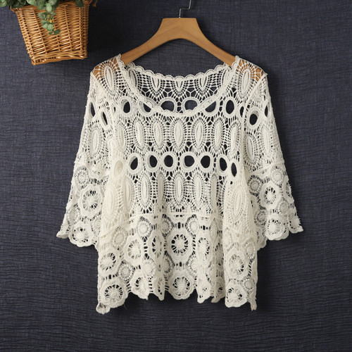 Top donna pizzo uncinetto - top, donna/pizzo
