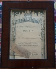 Attestato medaglia della - attestato,