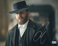 TOM HARDY FOTO FIRMATA AUTOGRAFATA PEAKY BLINDERS 11X14 BECKETT BAS ALFIE
