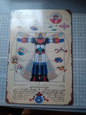 Targa In Metallo Di Goldrake