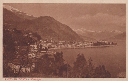 Cartolina menaggio como - ,