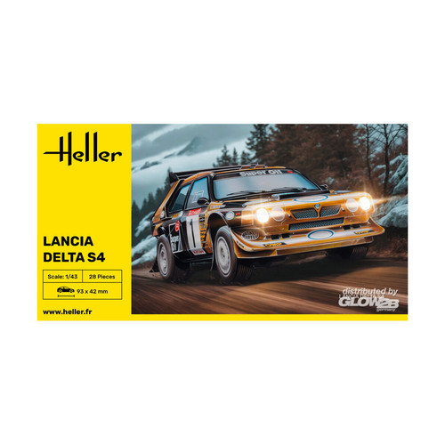 Heller 80177 lancia delta - heller, s4