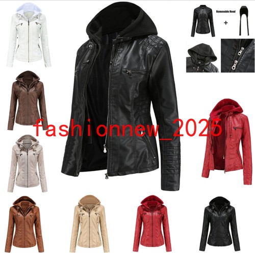 Giacca donna pelle biker - , con