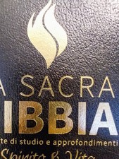 Bibbia r2. spirito e vita. ediz. pelle sintetica nera, taglio oro