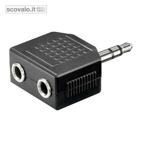 Adattatore jack 5mm - 3.5mm, stereo