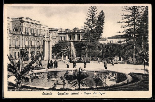 Cartolina catania giardino - cartolina,