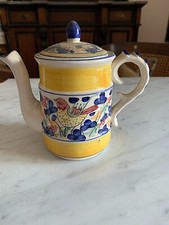Teiera in ceramica dipinta a