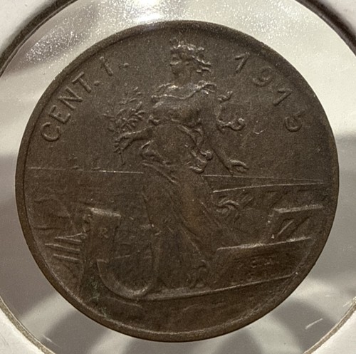 1915 centesimo italia moneta - 1915,