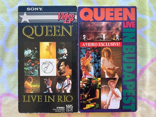 Queen vhs tapes - 2x, live