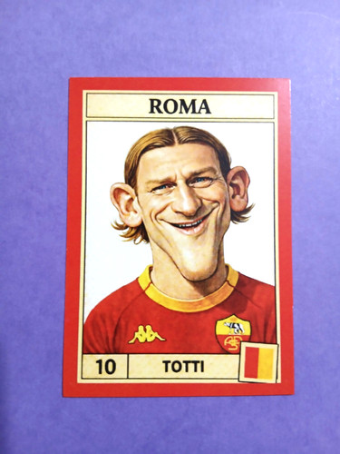 Figurina caricatura calciatori - figurina,